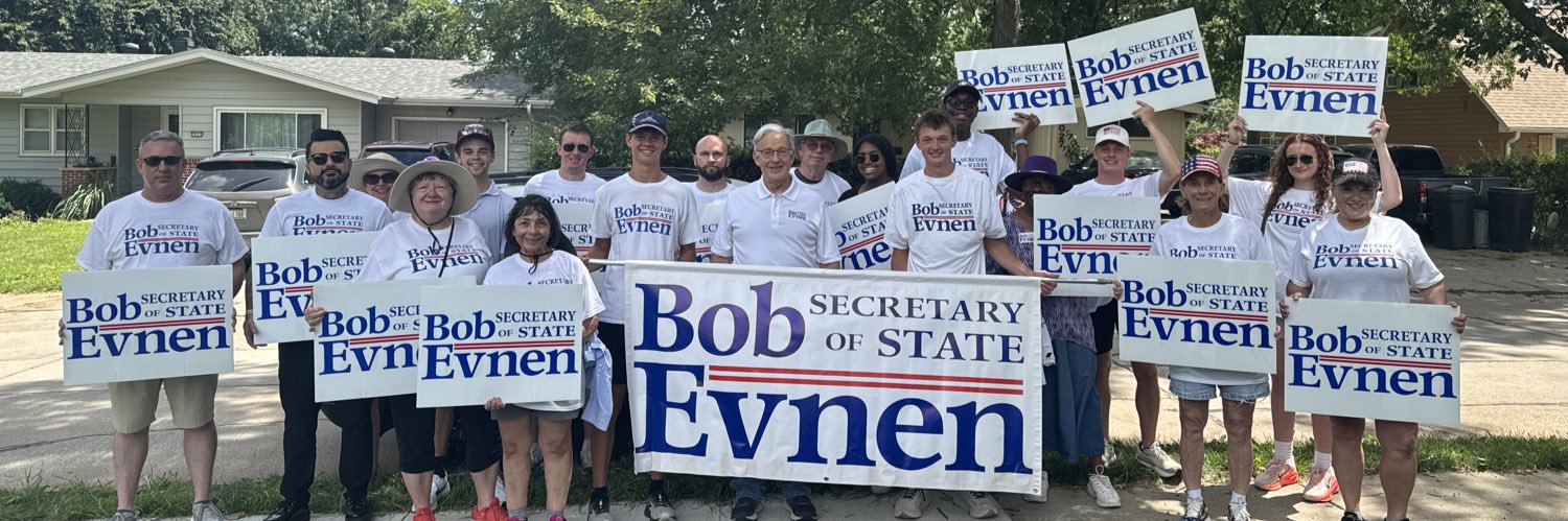 Bob Evnen for Nebraska banner