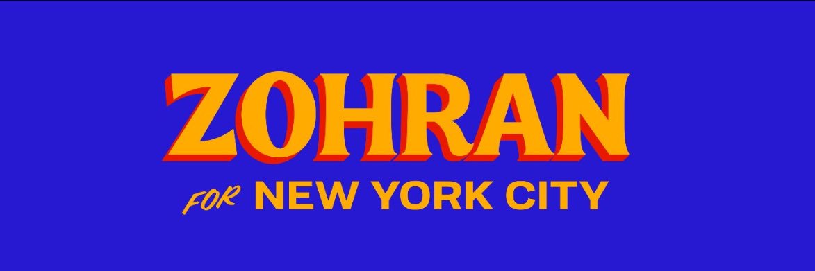 Parody Zohran K. Mamdani's banner