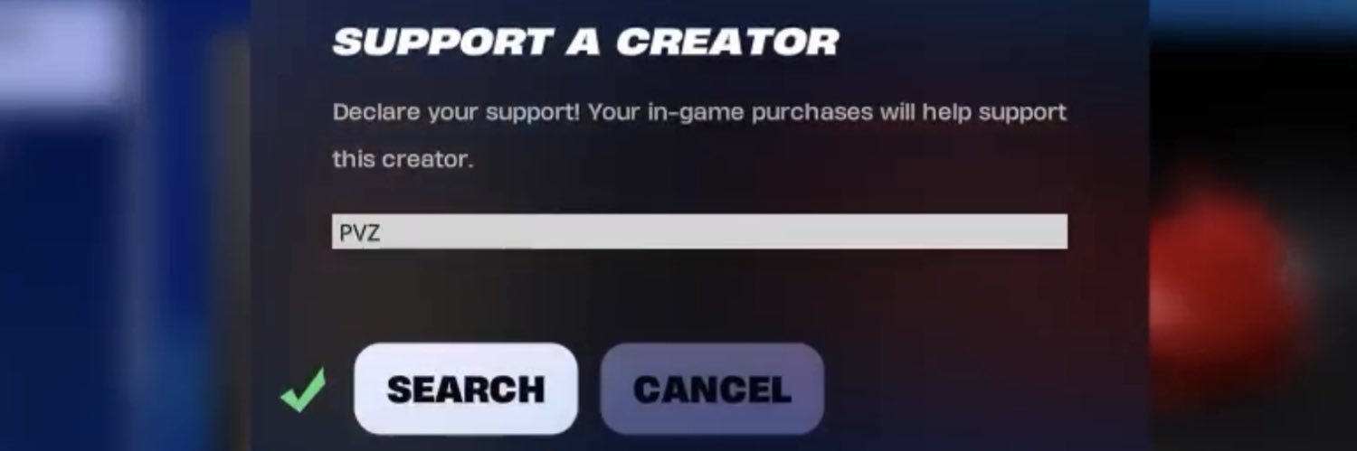 USE CODE PVZ IN THE FORTNITE ITEM SHOP! banner