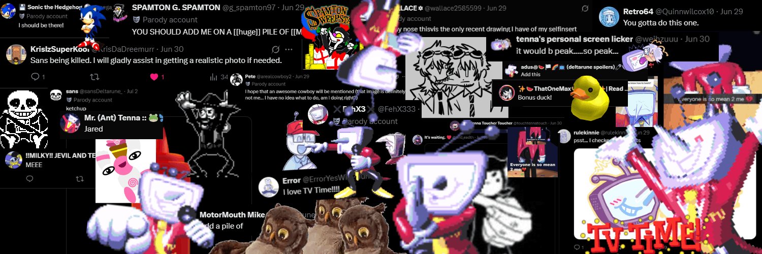 Mr. Ant Tenna's banner