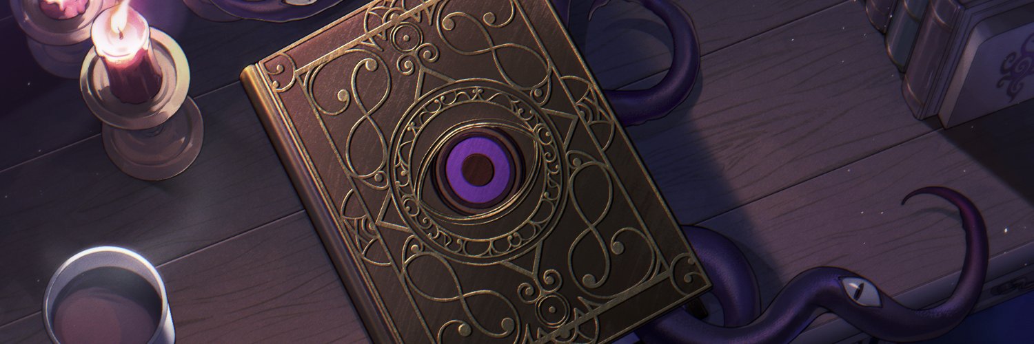 Alumina Bloomveil 📖👁️ Vtuber banner