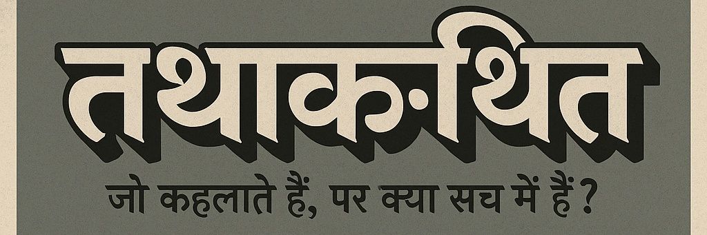 तथाकथित व्यंग्य banner