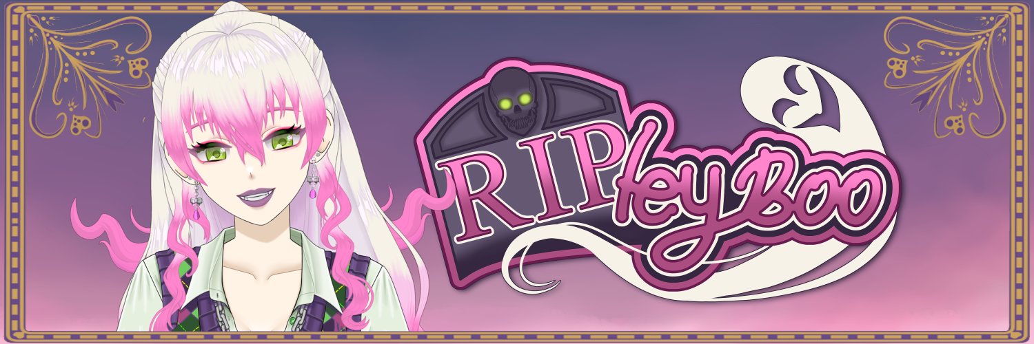 Ripley Boo 👻 Ghost VTuber banner
