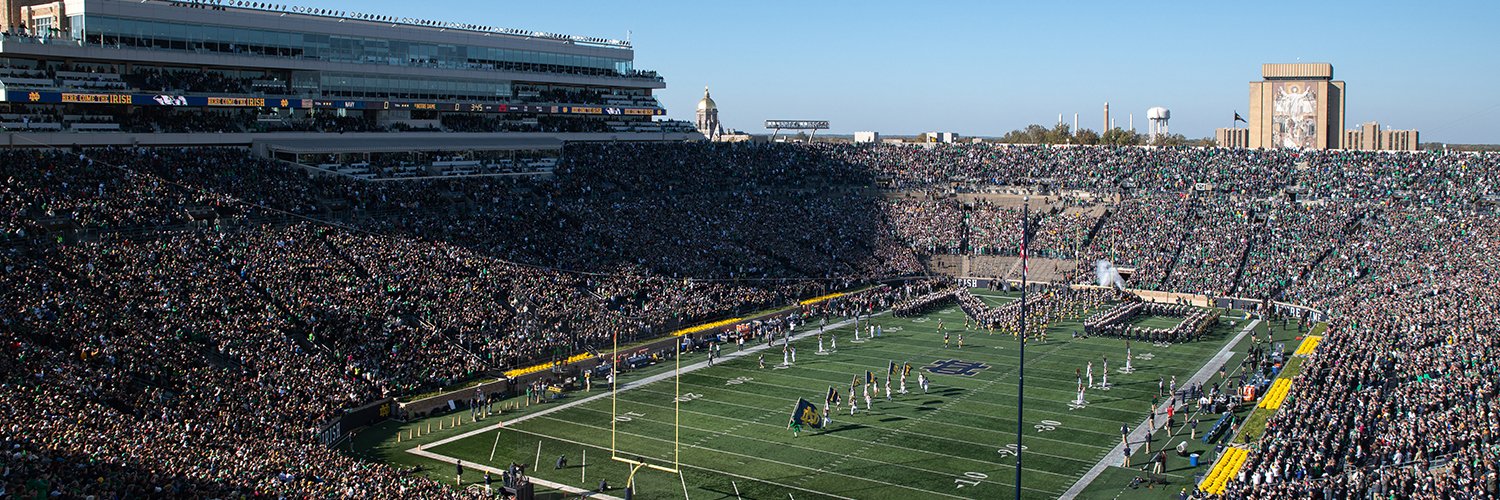 Notre Dame on NBC banner
