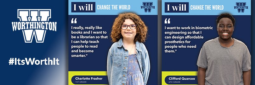 Worthington Schools banner