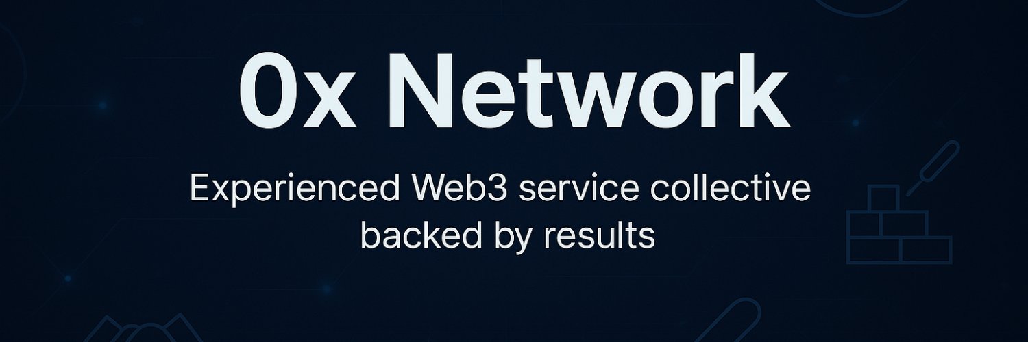 0x Network banner