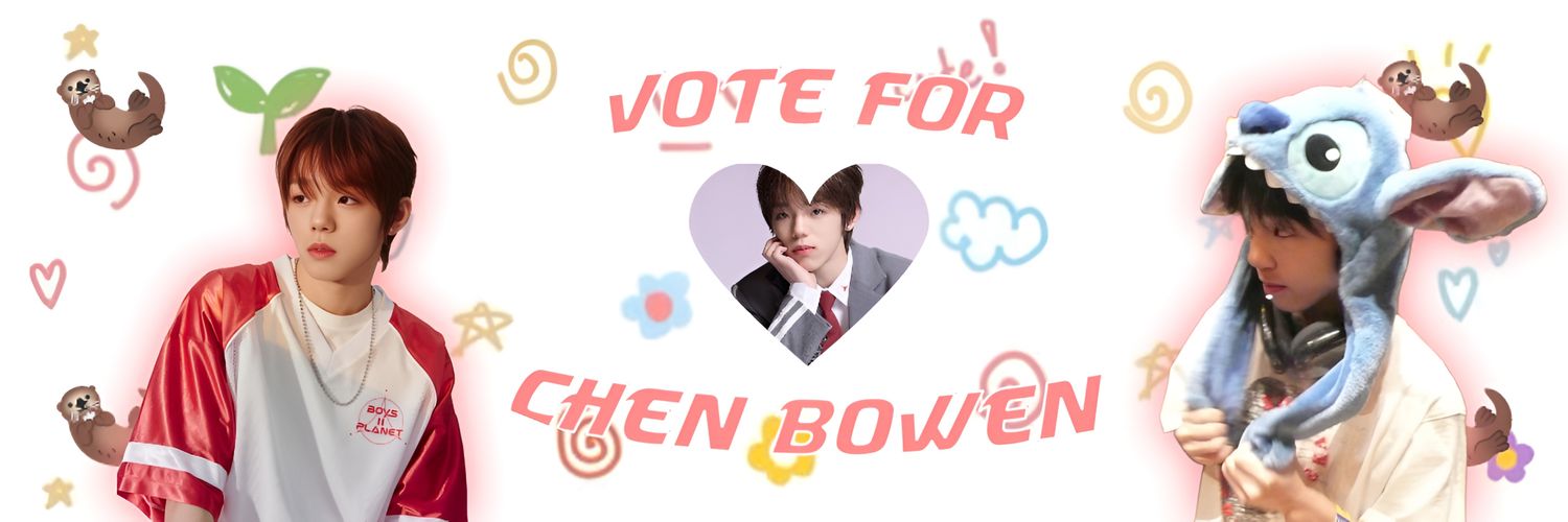 🌸 ♡ vote Kang Woojin and Chen Bowen's banner