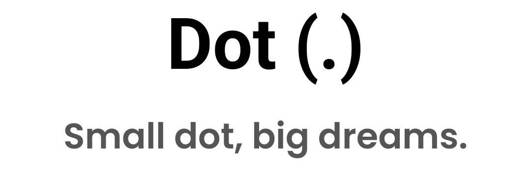BIG DOT banner