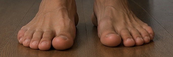 Acervo de pés de homens banner