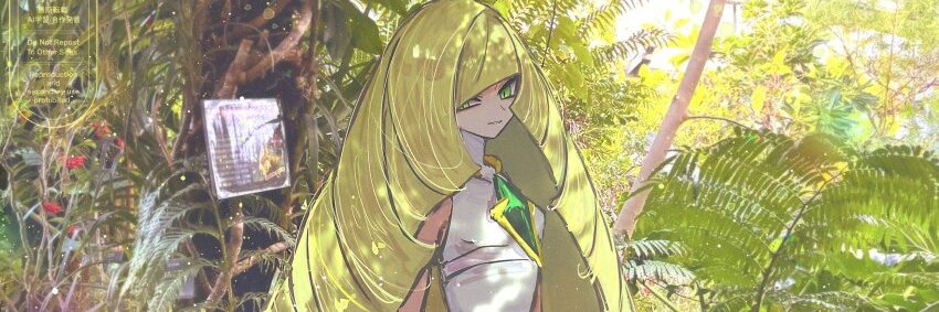 Aether President Lusamine banner