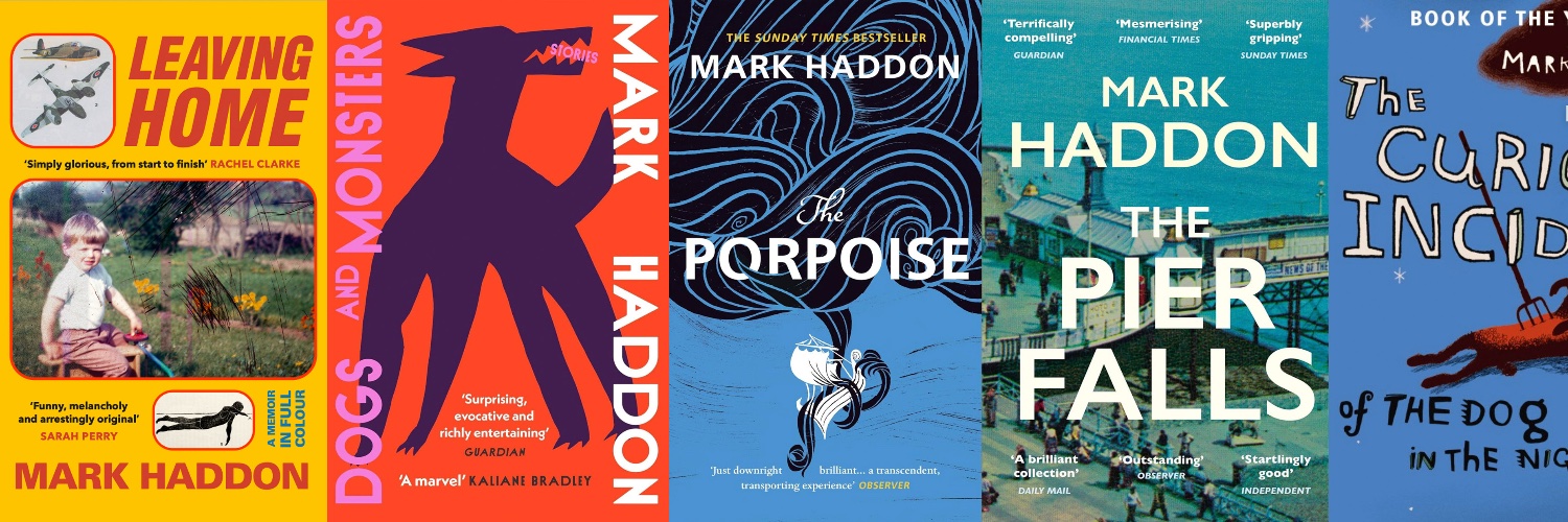 Mark Haddon banner