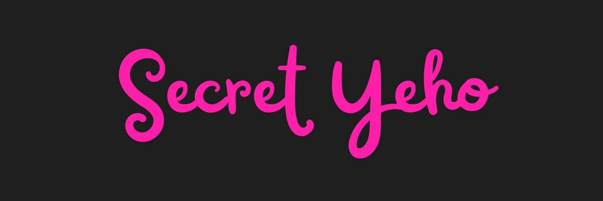 Secret Yeho banner