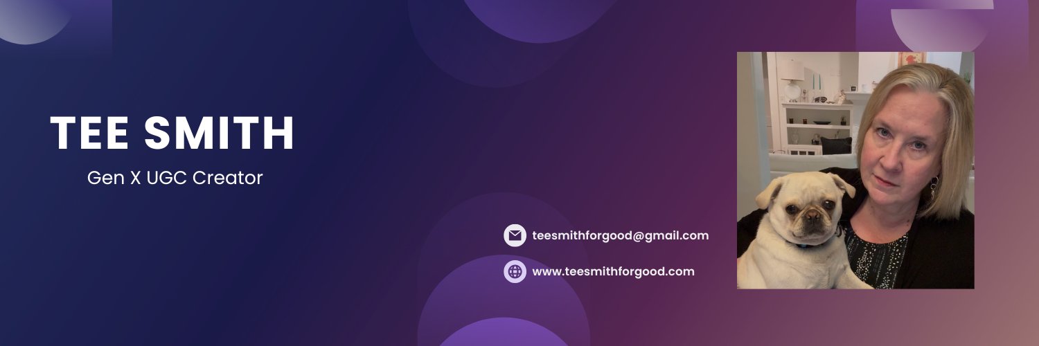Tee Smith | GenX UGC Creator banner
