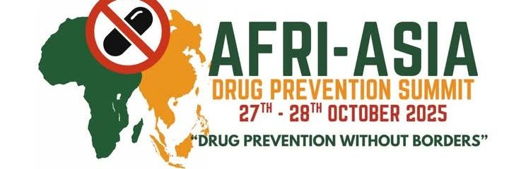 Afri Asia Drug Prevention Summit banner