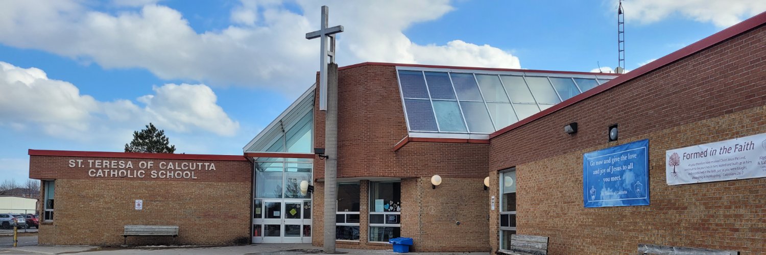 St. Teresa of Calcutta Catholic School banner