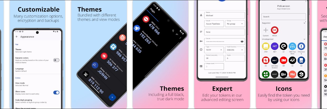 Aegis Authenticator banner