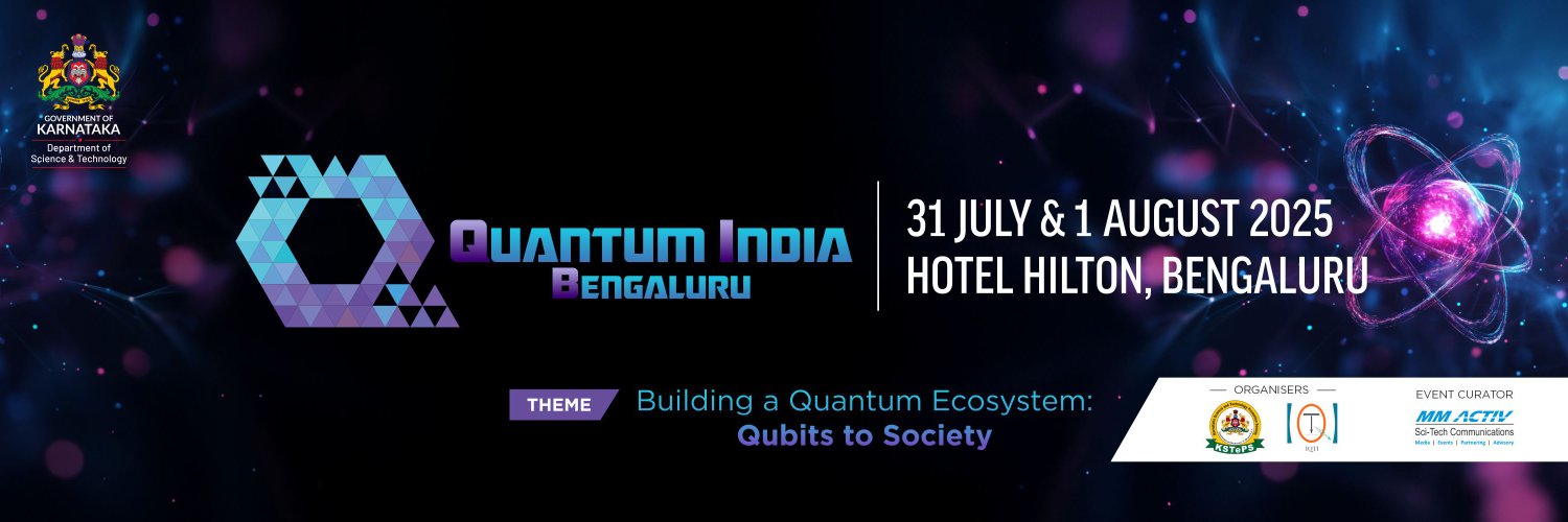 Quantum India Bengaluru Summit's banner