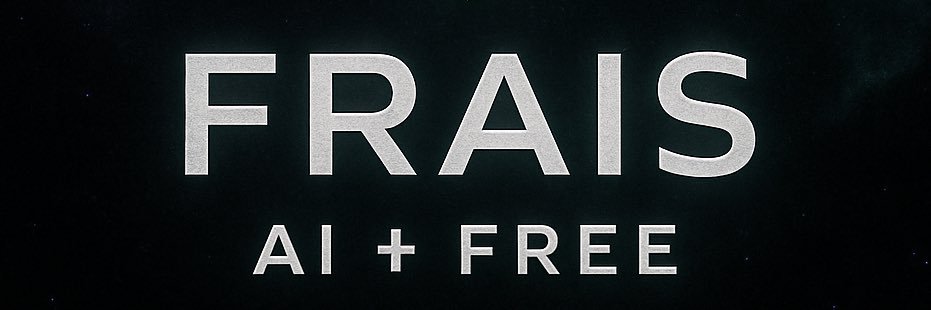 FRAIS-フレイス-Free AI Studio banner