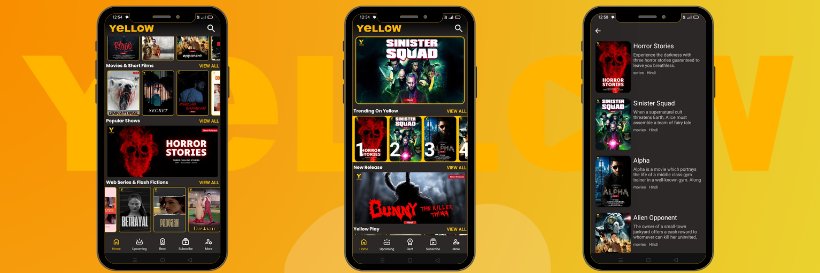 Yellow banner