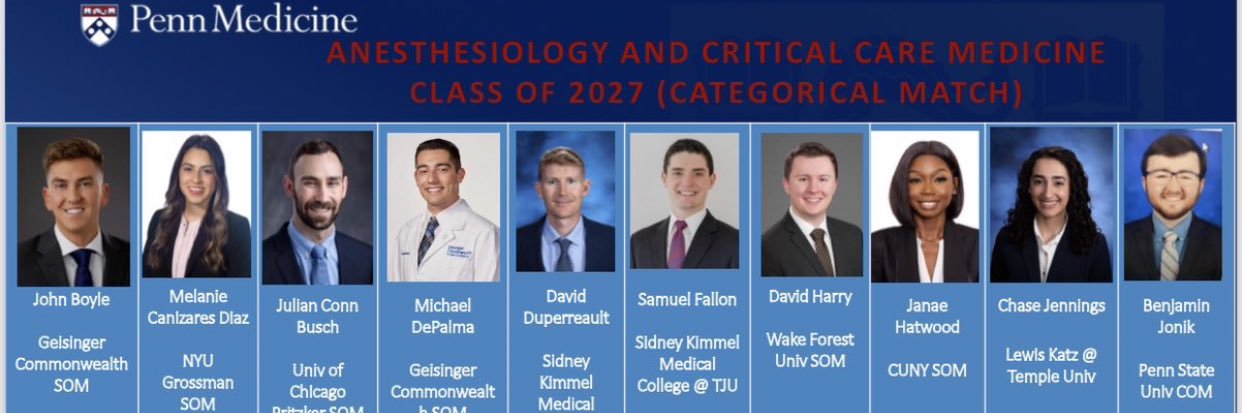 Penn Anesthesia banner