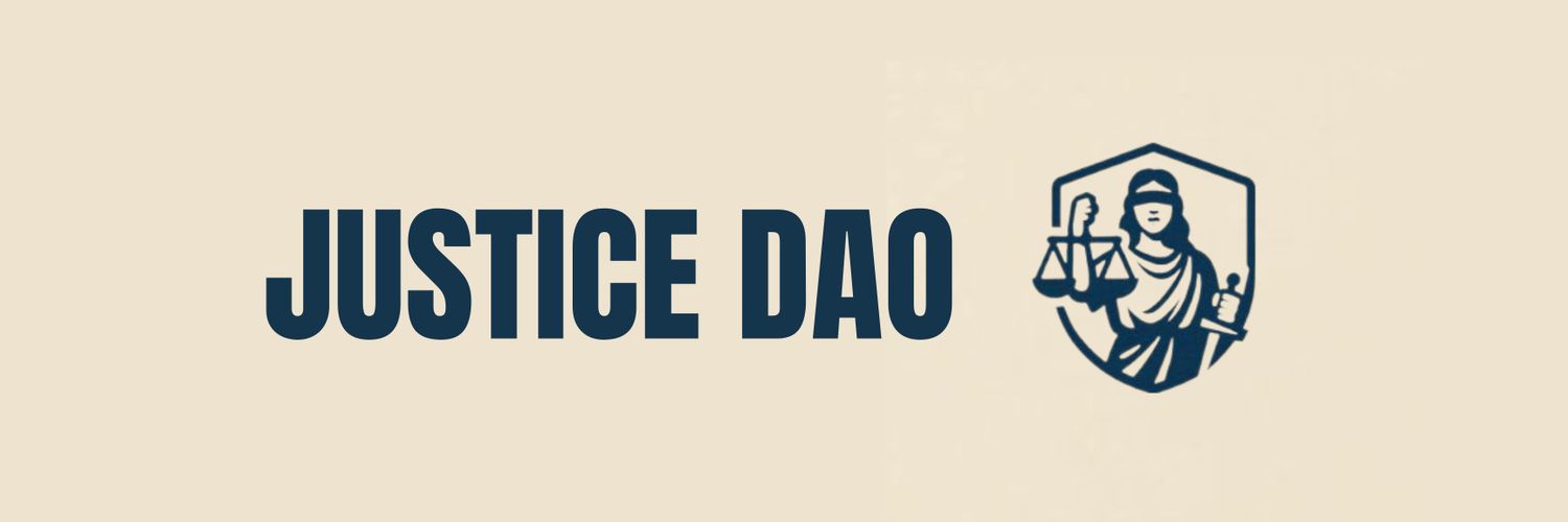 Justice DAO token banner