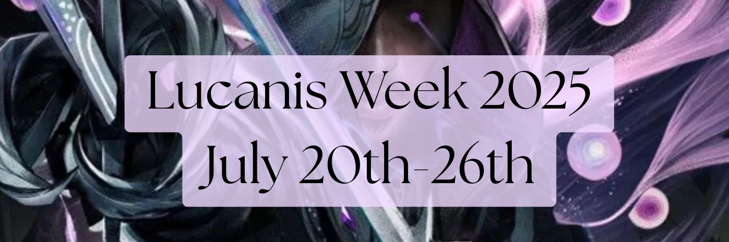 lucanis week 2025 🐦‍⬛☕️🗡️'s banner