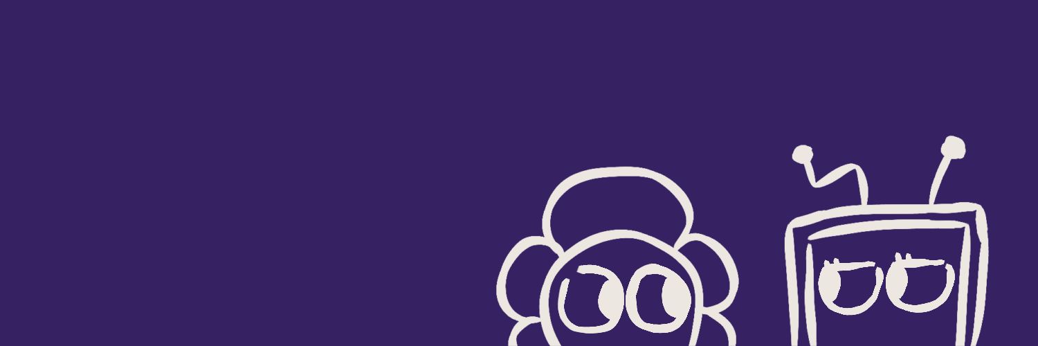 Dandy and Vee in: Powerplant's banner