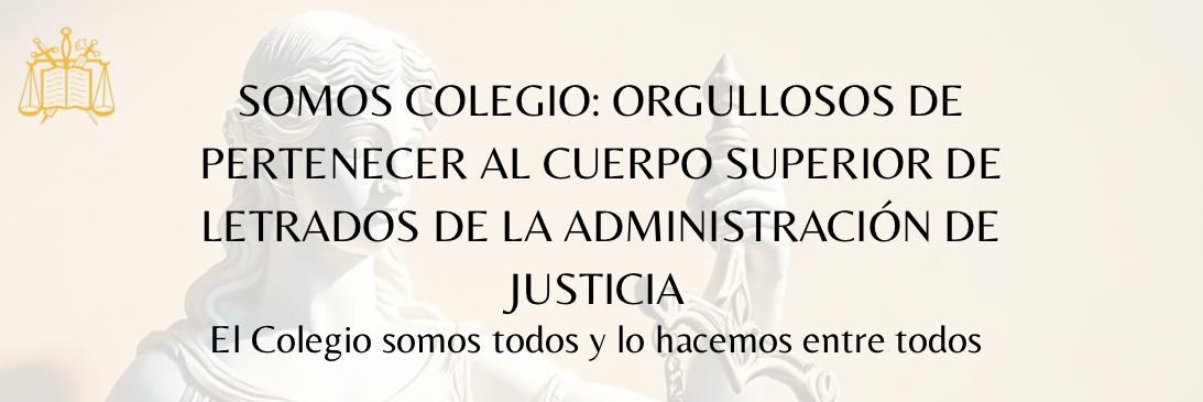 Letrados de Justicia #SomosColegio banner