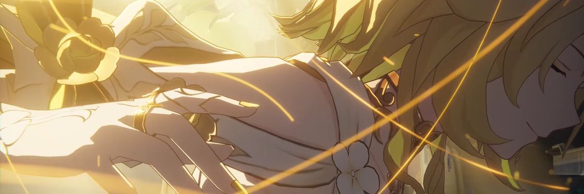 daily aglaea 🪡💛🇵🇸's banner