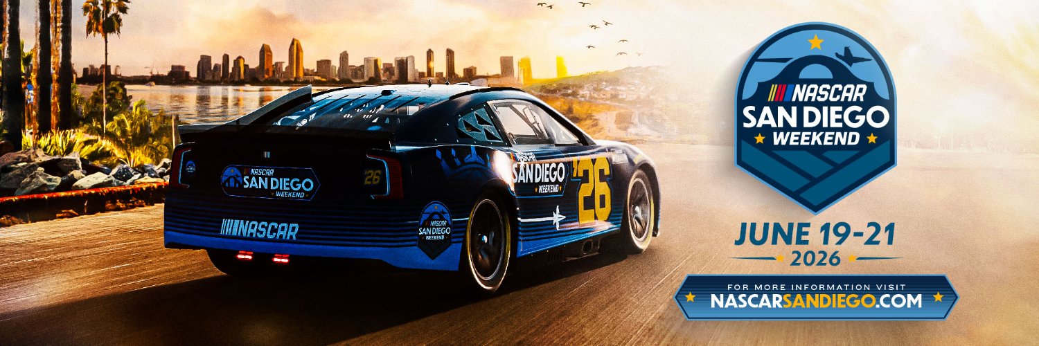 NASCAR San Diego's banner
