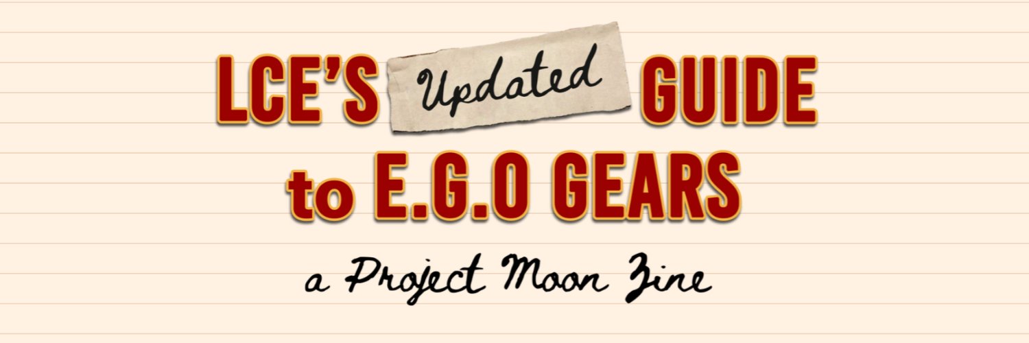 LCE's Guide to E.G.O Gears Zine | APPS OPEN!'s banner