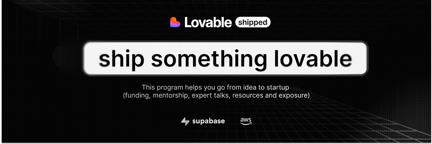 Lovable shipped's banner