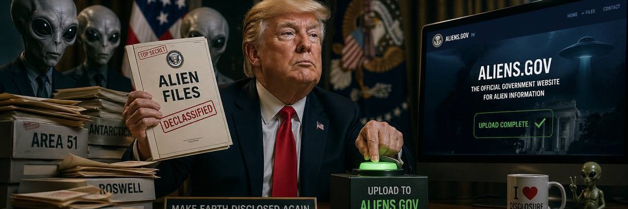 Aliens.gov banner