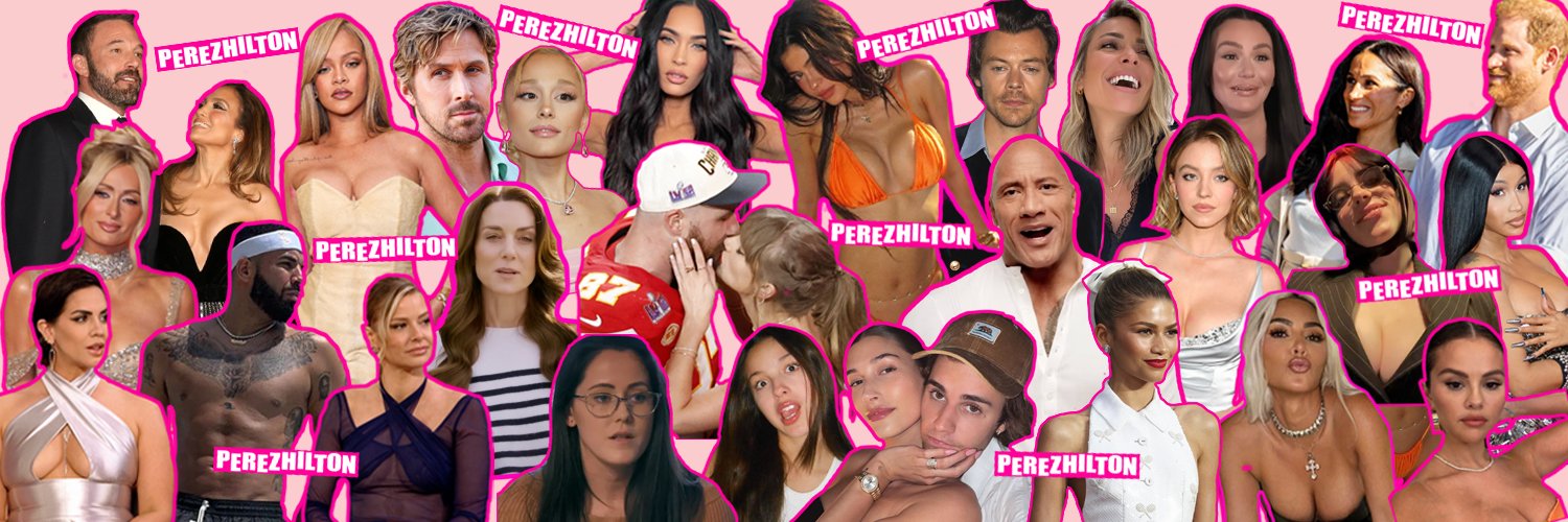 Perez Hilton's banner