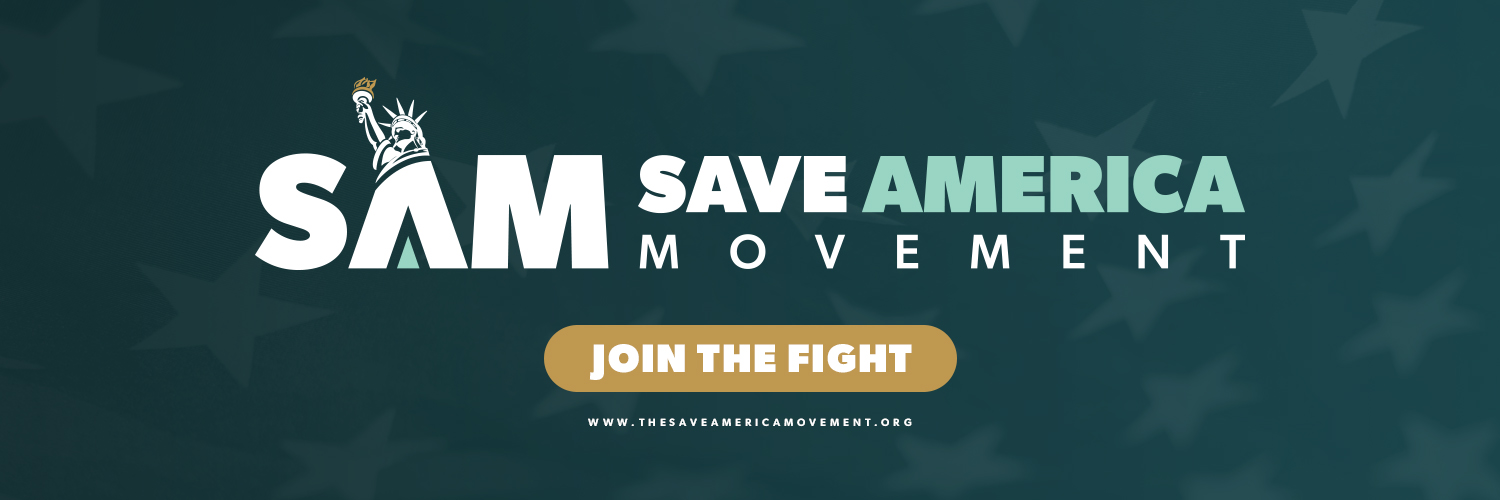 Save America Movement banner
