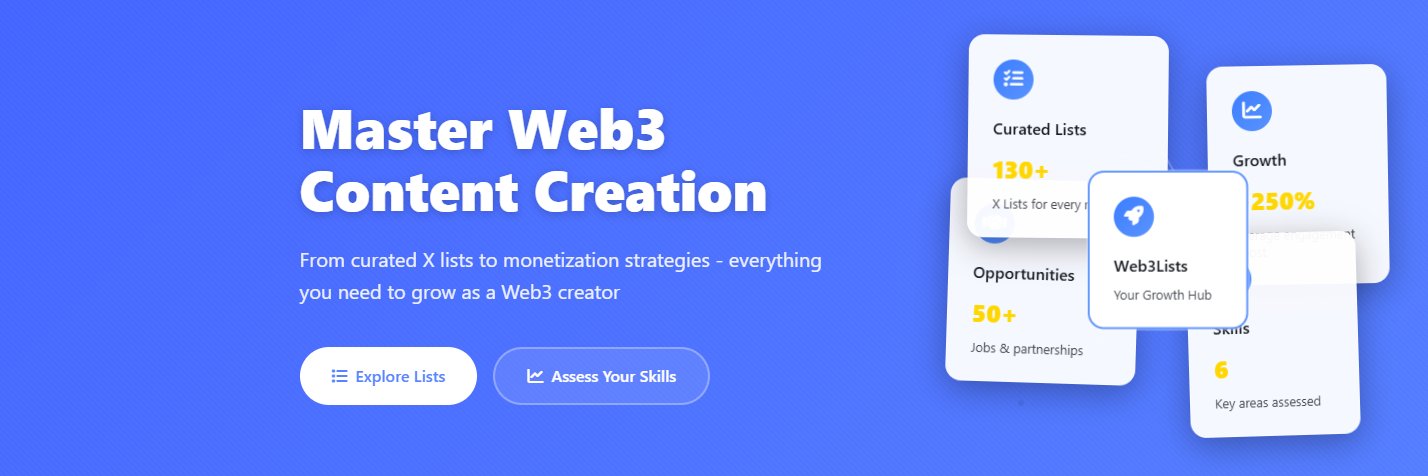 Web3Lists_'s profile banner image