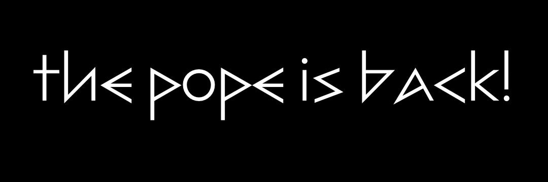 The Pope's banner