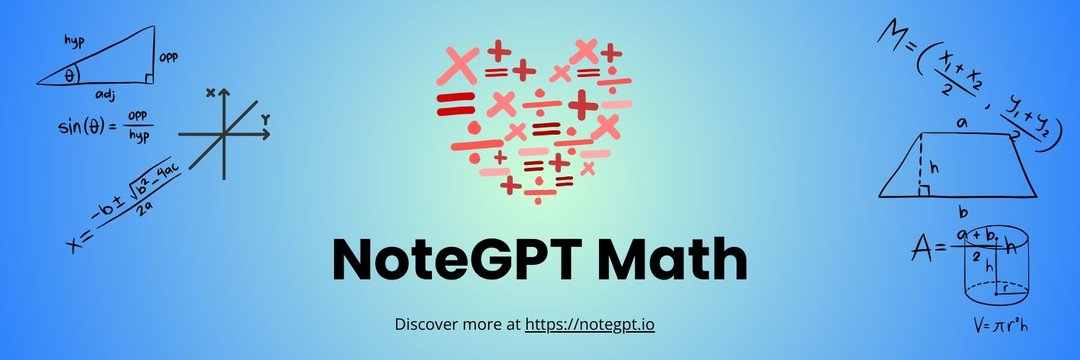 NoteGPT Math banner