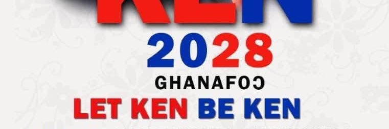 Let Ken Be Ken 2028 banner