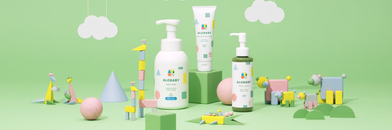 ALOBABY｜ベビースキンケア👶🌿 banner