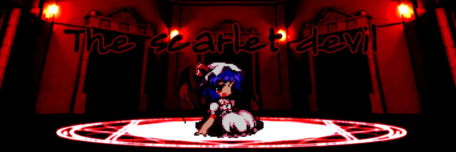 𝔗𝔥𝔢 𝔰𝔠𝔞𝔯𝔩𝔢𝔱 𝔡𝔢𝔳𝔦𝔩's banner