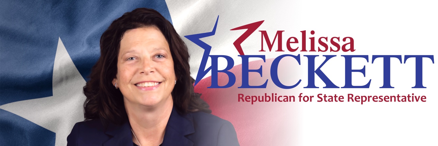 Melissa Beckett for Texas's banner