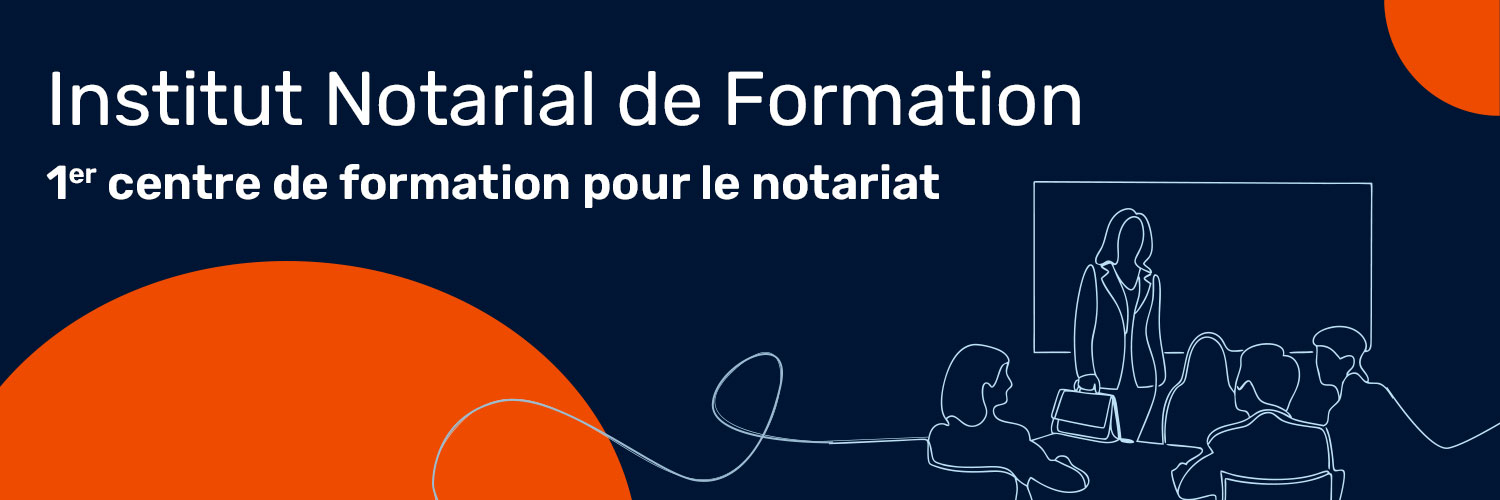 INAFON - Institut Notarial de Formation banner