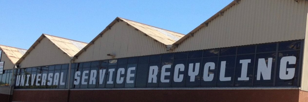 Universal Service Recycling banner