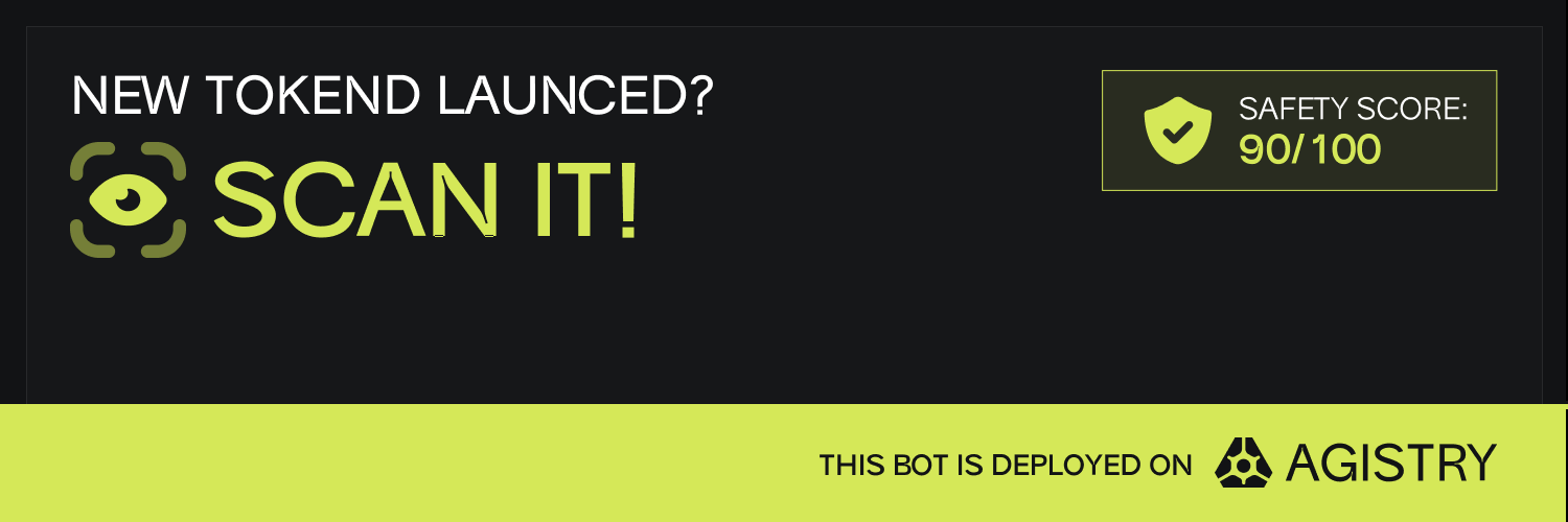 AGISTRY SCAN 👁️ banner