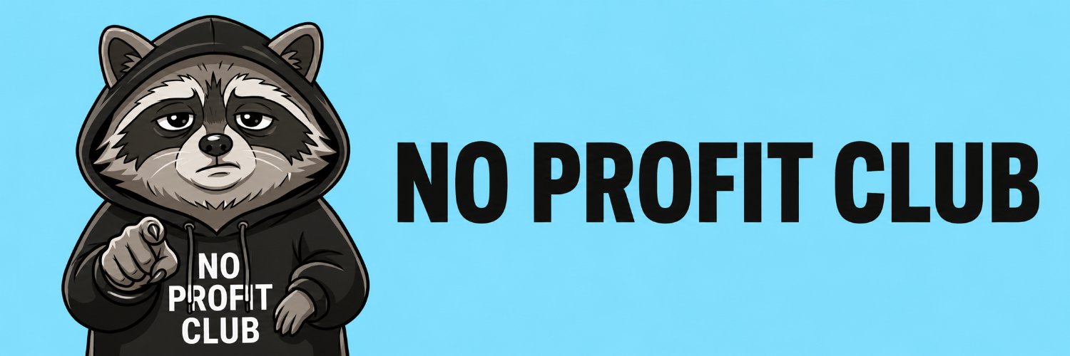 NO PROFIT CLUB banner