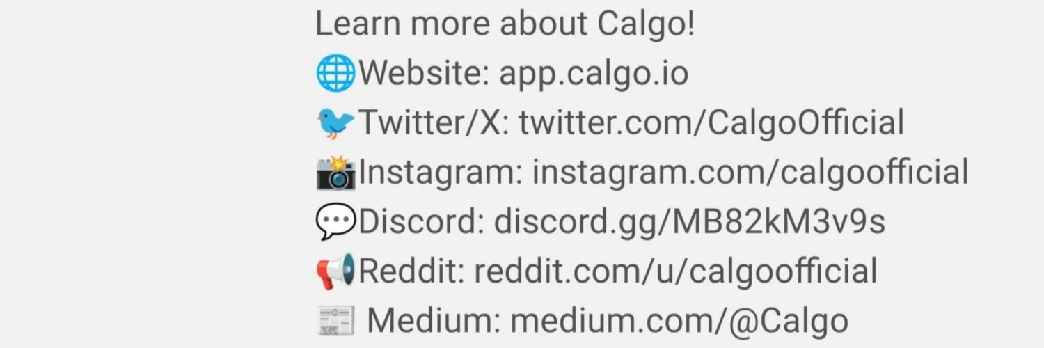 Calgo Network banner