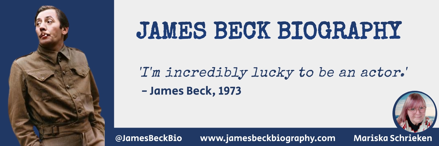 James Beck Biography (by Mariska Schrieken) banner