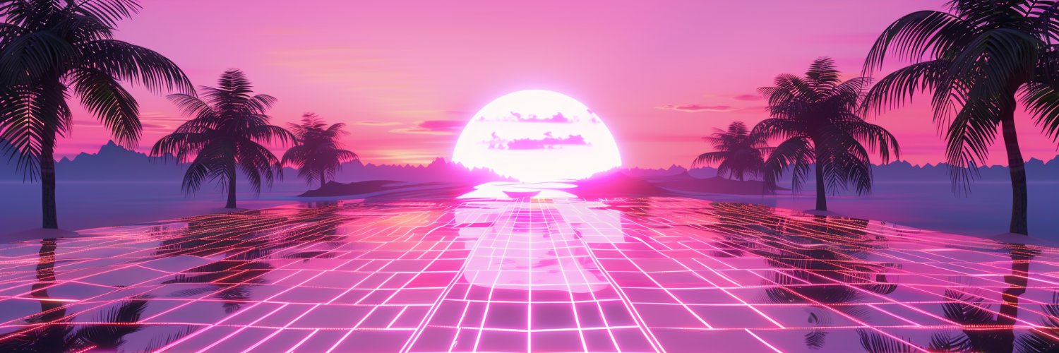 vaporwave banner