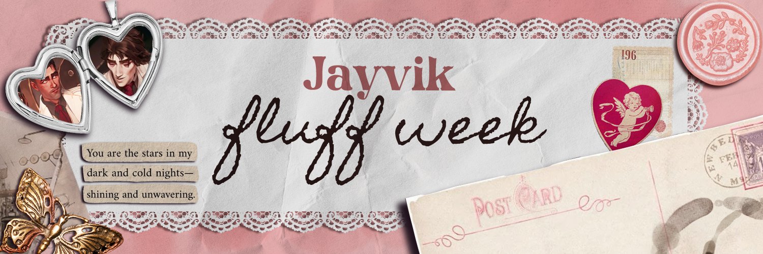 jayvik fluff week 𖹭 𝒄𝒐𝒎𝒊𝒏𝒈 𝒔𝒐𝒐𝒏's banner